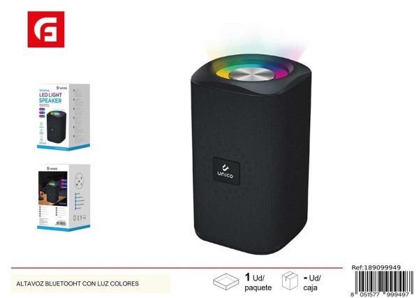 Altavoz Bluetooth con luz Colores - Electrónica
