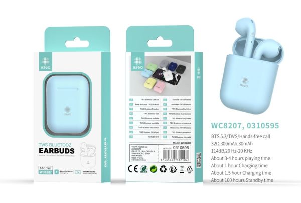 Auriculares TWS Bluetooth color azul claro - Accesorios de audio
