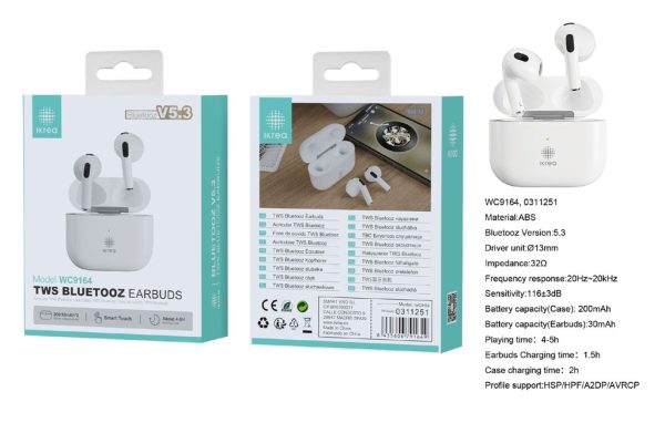 Auriculares inalámbricos Bluetooth 5.3 modelo W9164 - Accesorios electrónicos
