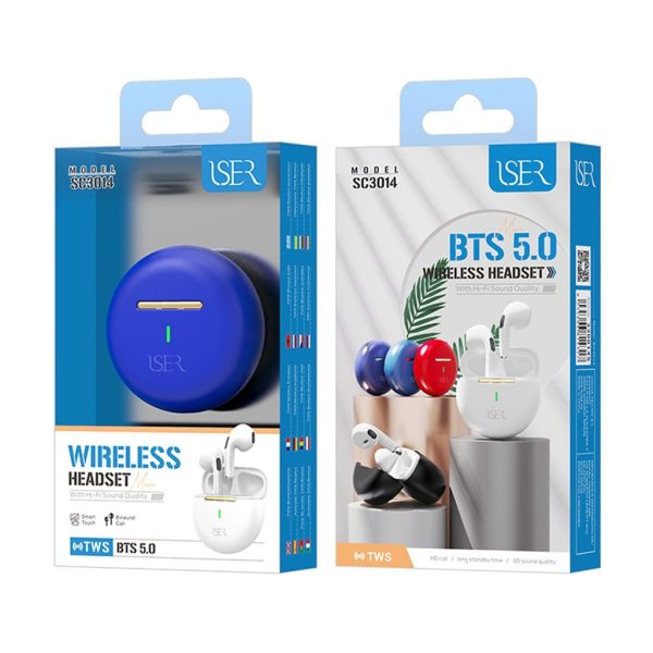 Auriculares inalámbricos HIFI ISER SC3014 TWS BTS 5.0 azul oscuro - Calidad de sonido superior
