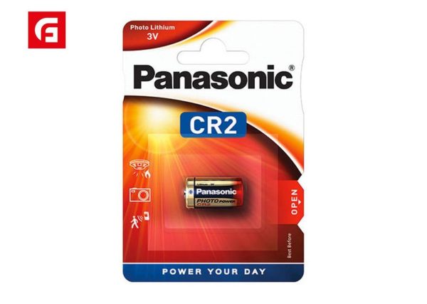 Batería CR2 Panasonic 3V - Pilas de litio para cámaras