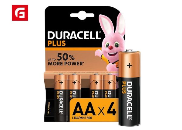 Baterías AA LR6 Duracell Plus Power (4 unidades) - Pilas alcalinas