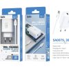 Cargador PD con cable Type-C a Type-C 20W 3A Blanco - Cargador de hogar - Imagen 2