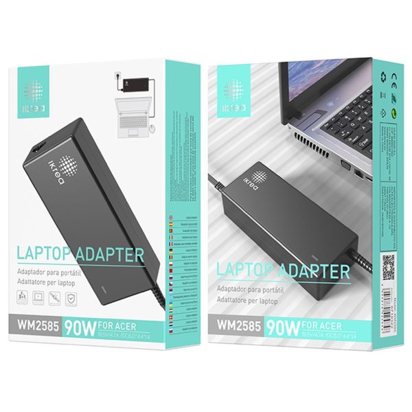 Cargador de portátil WOOX WM2585 19V/4.7A DC6.0*4.4*1.4 para Acer 90W - Cargadores de laptops