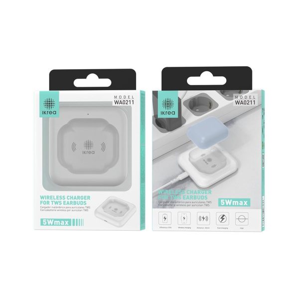 Cargador inalámbrico rápido para auriculares AirPods IKREA WA0211 5W - Cargadores inalámbricos