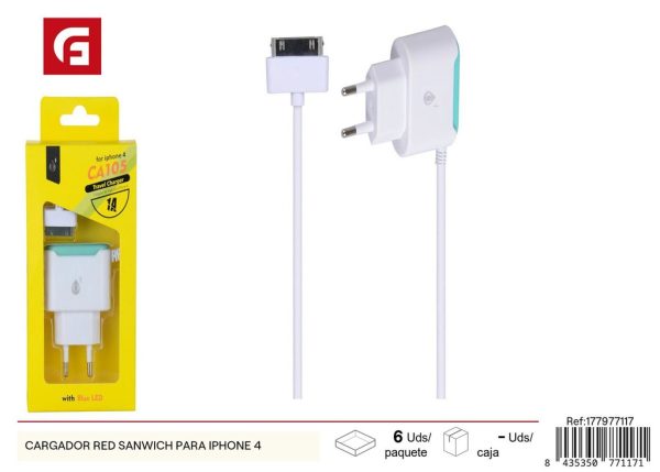 Cargador red sándwich para iPhone 4 - Electrónica