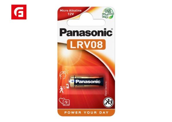 Pila alcalina LR23A Panasonic 12V blister 1 unidad para dispositivos electrónicos