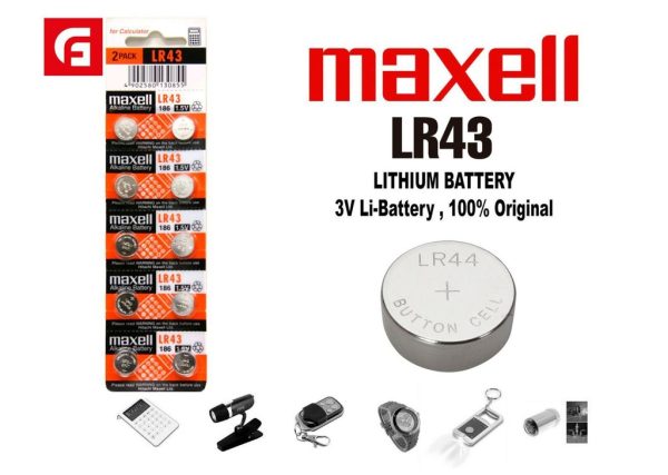 Pilas botón B/10 LR-43 - Electrónica y baterías