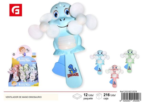 Ventilador de mano dinosaurio - Ventiladores portátiles de verano