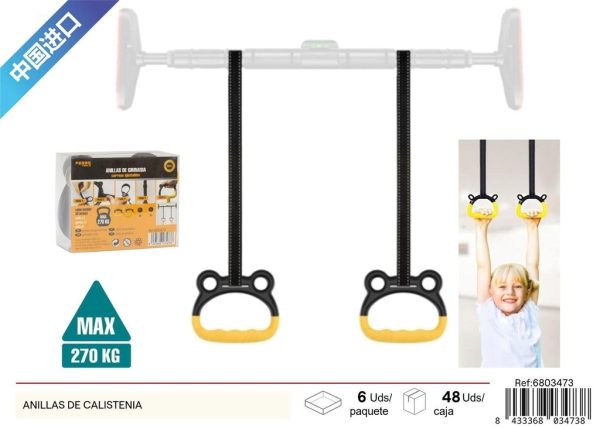 Anillas de calistenia para ejercicio - Equipamiento de fitness