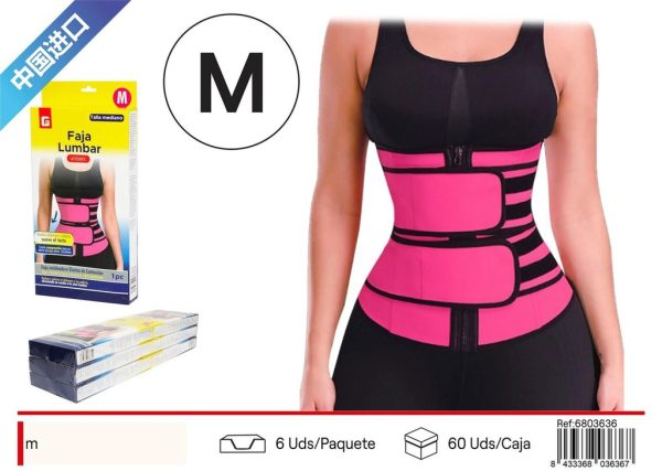 Faja de compresión M para abdomen - Soporte de fitness
