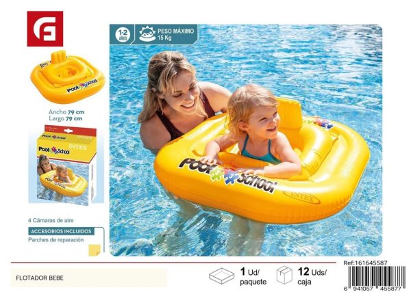 Flotador para bebé en forma de salvavidas para natación