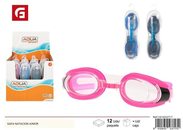 Gafa de natación junior con caja - Equipamiento completo para nadadores jóvenes