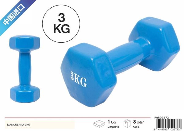 Mancuerna de 3 kg - Equipos de fitness