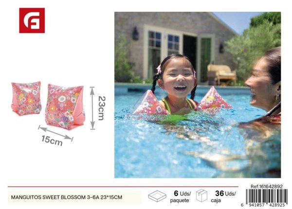 Manguitos inflables para niños de 3-6 años 23*15 cm - Equipamiento de natación