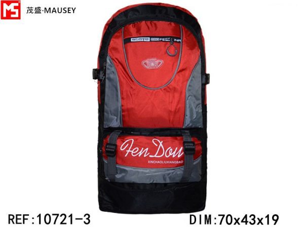 Mochila grande de senderismo roja - Modelo A48/C17/C19/S-106