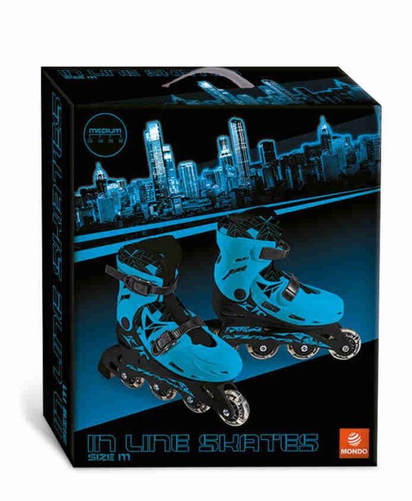 Patinete Inline Mondo Azul - Juguete Infantil