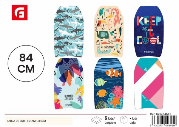 Tabla de surf estampada 84 cm - Equipamiento de verano