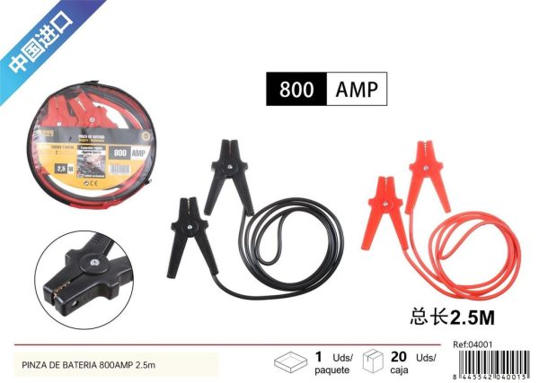 Batería para coche 800AMP 2.5M - Accesorios para coche