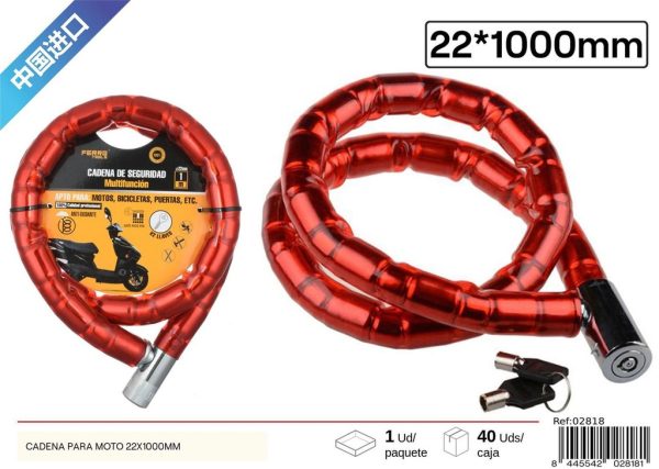 Cadena para moto de 22x1000 mm - Accesorios de bicicleta