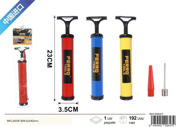 Inflador de 10'' 29.5 x 240 mm - Accesorios para bicicletas