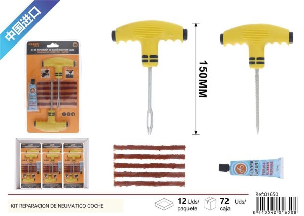 Kit de reparación de neumático para coche - Accesorios de automóvil