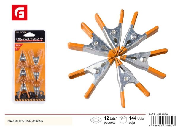 Pinza de protección 6pcs - Accesorios de coche y batería