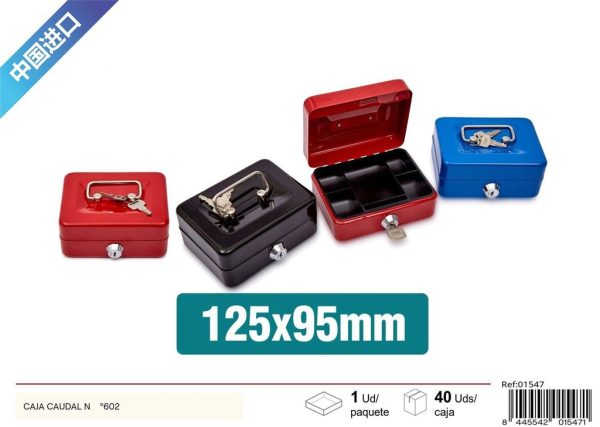 Caja caudal 125x95x60 mm - Herramientas de ferretería