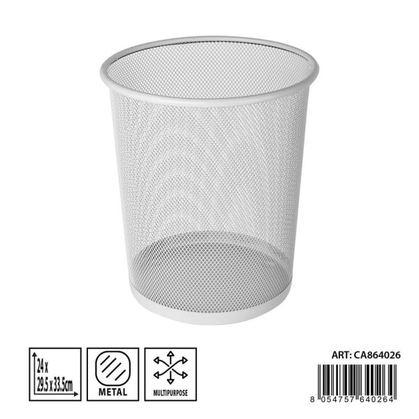 Cesta de basura 24X29.5X33.5 cm - Artículos de oficina - Imagen 2