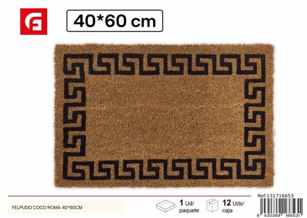 Felpudo coco Roma 40x60 cm - Accesorios para el hogar