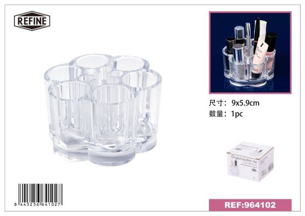 Organizador de cosméticos de plástico (9x5.9cm) - Accesorios de belleza