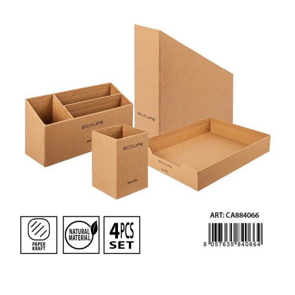 Porta documentos en kraft 32X26.5X9CM - Papelería
