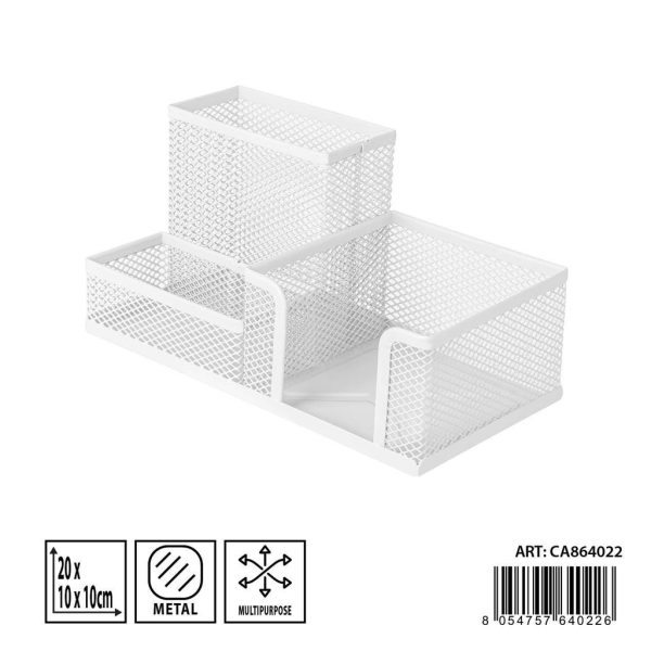 Portalápices multiusos 20X10X10CM - Almacenamiento de escritorio - Imagen 2
