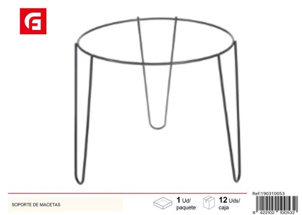 Soporte de macetas - Accesorios para plantas