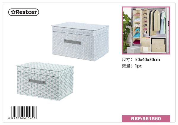 Caja de almacenamiento de tela 50*40*30cm - Artículos del hogar - Imagen 2
