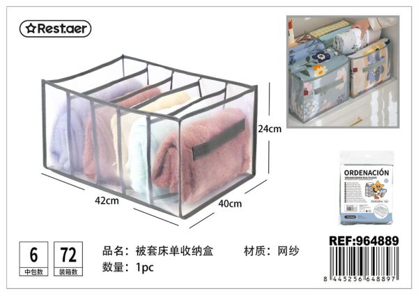 Caja para 5 fundas nórdicas 42*40*24 cm - Almacenamiento y organización
