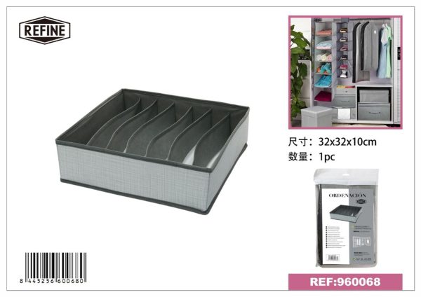 Organizador de ropa interior de 7 compartimentos - Almacenamiento para el hogar