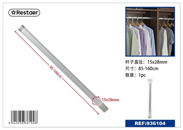 Varilla de armario de 85-160 cm - Almacenamiento
