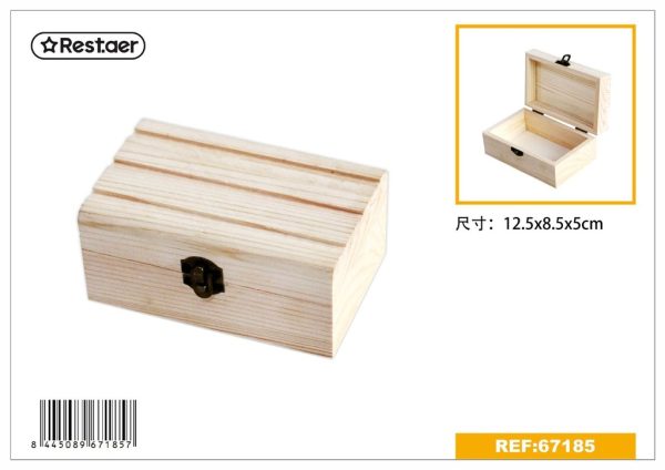 Caja de madera 12.5*8*5.5cm - Artículos de regalo