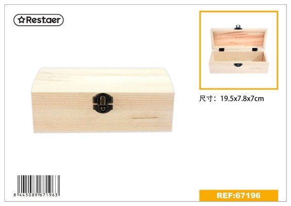 Caja de madera de paulownia 19.5*7.8*7 cm - Artículos de regalo