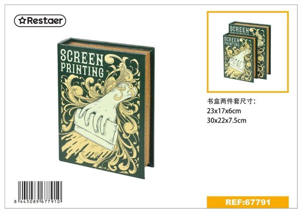 Caja de metal 2 piezas - Artículos de regalo