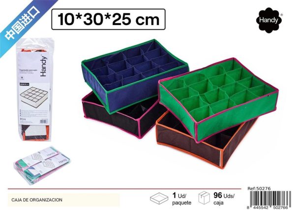 Caja de organización 16 compartimentos - Organización del hogar