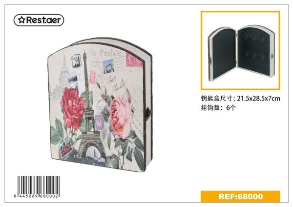 Caja para llaves de madera 21.5*28.5*7 cm - Artículos de regalo - Imagen 2