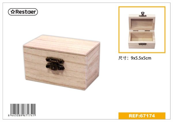 Cajita de madera 9x5.5x5 cm - Envases de madera