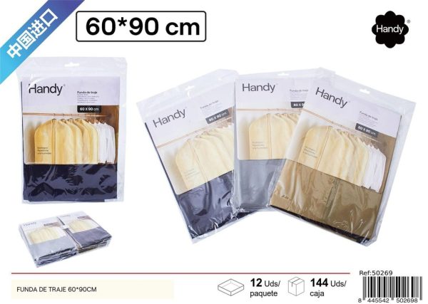Funda de traje para ropa 60x90 cm - Almacenaje y organización