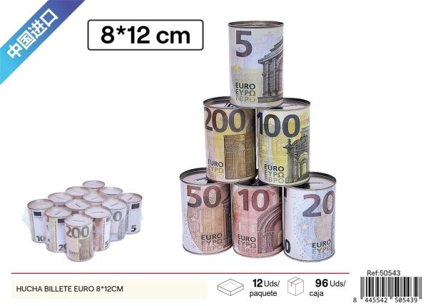 HUCHA BILLETE EURO 8*12cm - Decoración del hogar