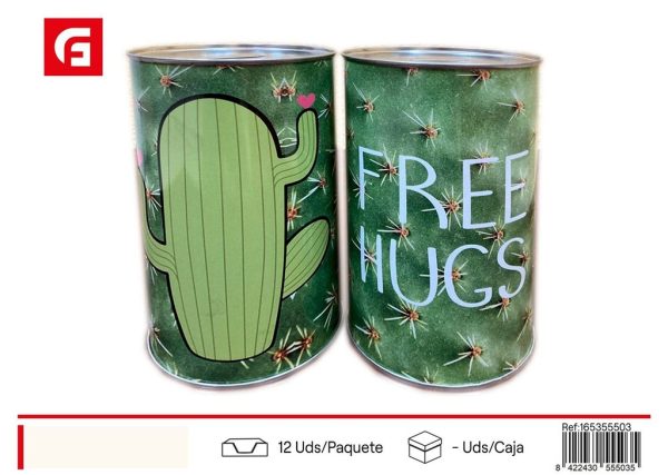 Hucha en forma de super cactus para decoración