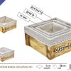 Juego de cestas de madera naturales HOME - Almacenamiento decorativo