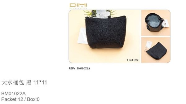 Monedero negro (12 unidades) - Accesorios de belleza