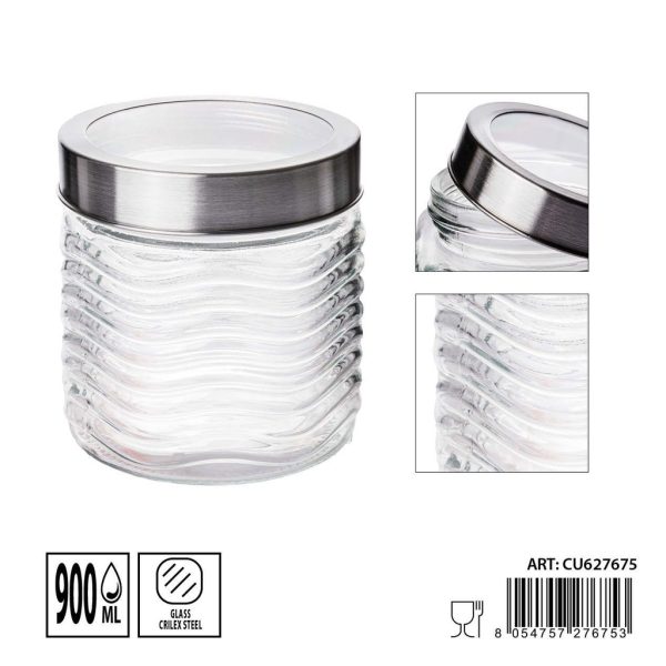 Tarros de cristal 900ml 11.2X11.2X12.8cm - Artículos de hogar y tarros de almacenamiento - Imagen 2